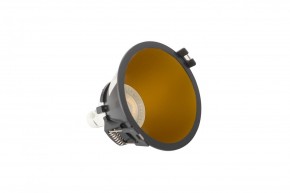 DK3026-BG Встраиваемый светильник, IP 20, 10 Вт, GU5.3, LED, черный/золотой, пластик в Нижнекамске - nizhnekamsk.ok-mebel.com | фото 4