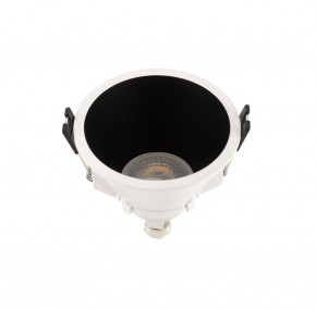 DK3026-WB Встраиваемый светильник, IP 20, 10 Вт, GU5.3, LED, белый/черный, пластик в Нижнекамске - nizhnekamsk.ok-mebel.com | фото 2