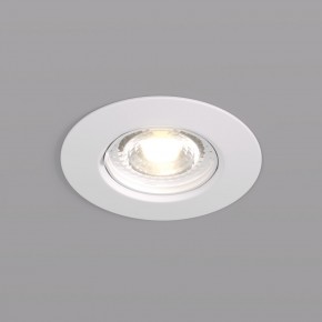 DK3028-WH Встраиваемый светильник, IP 20, 10 Вт, GU5.3, LED, белый, пластик в Нижнекамске - nizhnekamsk.ok-mebel.com | фото