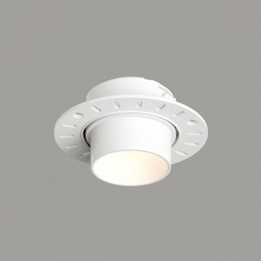 DK3056-WH Встраиваемый светильник под шпатлевку, IP20, до 15 Вт, LED, GU5,3, белый, пластик в Нижнекамске - nizhnekamsk.ok-mebel.com | фото