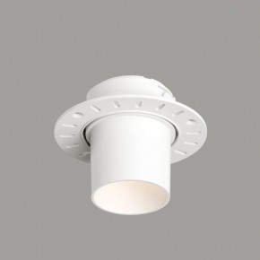 DK3057-WH Встраиваемый светильник под шпатлевку, IP20, до 15 Вт, LED, GU5,3, белый, пластик в Нижнекамске - nizhnekamsk.ok-mebel.com | фото 1