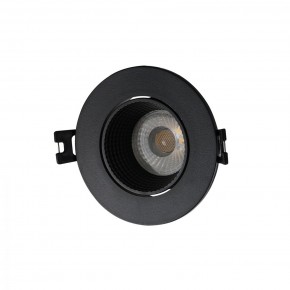 DK3061-BK Встраиваемый светильник, IP 20, 10 Вт, GU5.3, LED, черный/черный, пластик в Нижнекамске - nizhnekamsk.ok-mebel.com | фото