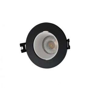 DK3061-BK+WH Встраиваемый светильник, IP 20, 10 Вт, GU5.3, LED, черный/белый, пластик в Нижнекамске - nizhnekamsk.ok-mebel.com | фото