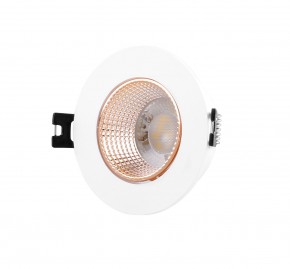 DK3061-WBR Встраиваемый светильник, IP 20, 10 Вт, GU5.3, LED, белый/бронзовый, пластик в Нижнекамске - nizhnekamsk.ok-mebel.com | фото