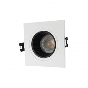 DK3071-WH+BK Встраиваемый светильник, IP 20, 10 Вт, GU5.3, LED, белый/черный, пластик в Нижнекамске - nizhnekamsk.ok-mebel.com | фото