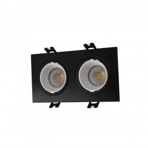 DK3072-BK+WH Встраиваемый светильник, IP 20, 10 Вт, GU5.3, LED, черный/белый, пластик в Нижнекамске - nizhnekamsk.ok-mebel.com | фото