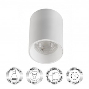 DK3110-WH Светильник накладной IP 20, 10 Вт, GU5.3, LED, белый, пластик в Нижнекамске - nizhnekamsk.ok-mebel.com | фото