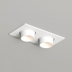 DK3122-WH Встраиваемый светильник, IP20, до 15 Вт, LED, GU5,3, белый, пластик в Нижнекамске - nizhnekamsk.ok-mebel.com | фото