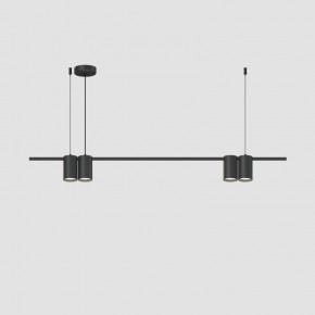 DK4061-BK Подвесной светильник ORBIT, IP20, 4xGU10 LED до 15 Вт, черный матовый, алюминий в Нижнекамске - nizhnekamsk.ok-mebel.com | фото