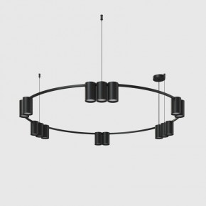 DK4067-BK Подвесной светильник ORBIT, IP20, 15xGU10 LED до 15 Вт, черный матовый, алюминий в Нижнекамске - nizhnekamsk.ok-mebel.com | фото 2