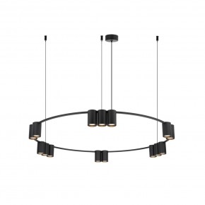 DK4067-BK Подвесной светильник ORBIT, IP20, 15xGU10 LED до 15 Вт, черный матовый, алюминий в Нижнекамске - nizhnekamsk.ok-mebel.com | фото 3