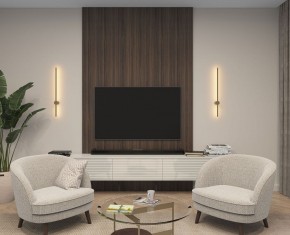 DK5012-SG Бра 800 мм, 3000К, IP20,7 Вт, матовое золото в Нижнекамске - nizhnekamsk.ok-mebel.com | фото 5