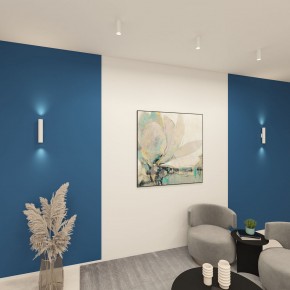 DK5022-WH Настенный светильник, IP20, до 15 Вт, LED, 2xGU10, белый, алюминий в Нижнекамске - nizhnekamsk.ok-mebel.com | фото 4