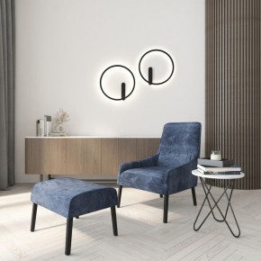 DK5035-BK Бра ROUND со светодиодом, IP20, 24W, 3000/4000/6500K, черный, алюминий в Нижнекамске - nizhnekamsk.ok-mebel.com | фото 8