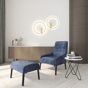 DK5035-SG Бра ROUND со светодиодом, IP20, 24W, 3000/4000/6500K, матовое золото, алюминий в Нижнекамске - nizhnekamsk.ok-mebel.com | фото 7