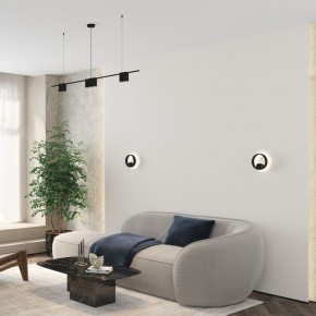 DK5060-BK Бра ORBIT, IP20, 3000К, LED, 10 Вт, черный матовый, алюминий в Нижнекамске - nizhnekamsk.ok-mebel.com | фото 5