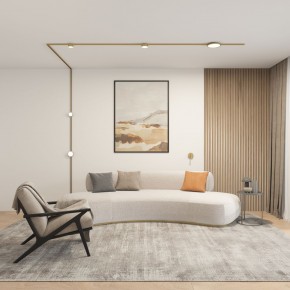 DK5072-SB Бра SHINE WALL со светодиодом, D104*H68, IP20, 3000К, 3W, RA?90, сатинированная латунь, алюминий в Нижнекамске - nizhnekamsk.ok-mebel.com | фото 5
