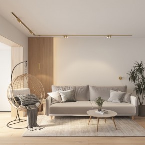 DK5072-SB Бра SHINE WALL со светодиодом, D104*H68, IP20, 3000К, 3W, RA?90, сатинированная латунь, алюминий в Нижнекамске - nizhnekamsk.ok-mebel.com | фото 8