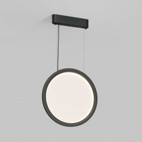 DK6604-BK Подвесной вертикальный светильник Veil со светодиодом H1500 d450 220V 36W 3000-6000K IP20 черный алюминий в Нижнекамске - nizhnekamsk.ok-mebel.com | фото