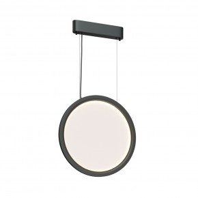 DK6604-BK Подвесной вертикальный светильник Veil со светодиодом H1500 d450 220V 36W 3000-6000K IP20 черный алюминий в Нижнекамске - nizhnekamsk.ok-mebel.com | фото 3