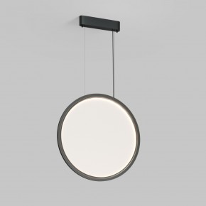 DK6606-BK Подвесной вертикальный светильник Veil со светодиодом H1700 d600 220V 48W 3000-6000K IP20 черный алюминий в Нижнекамске - nizhnekamsk.ok-mebel.com | фото 3
