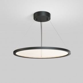 DK6616-BK Подвесной горизонтальный светильник Veil со светодиодом H900 d600 220V 48W 3000-6000K IP20 черный алюминий в Нижнекамске - nizhnekamsk.ok-mebel.com | фото
