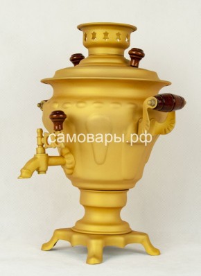 Электрический самовар "Русское золото" матовая груша на 2 литра (Ограниченная серия) в Нижнекамске - nizhnekamsk.ok-mebel.com | фото