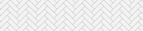 Фартук Метро керамик (белая) CPL пластик МДФ 6 мм в Нижнекамске - nizhnekamsk.ok-mebel.com | фото