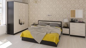 Фиеста Кровать 1800, цвет венге/дуб лоредо, ШхГхВ 183,5х203,5х80 см., сп.м. 1800х2000 мм., без матраса, основание есть в Нижнекамске - nizhnekamsk.ok-mebel.com | фото 5