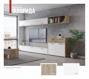 ФЛОРИДА Гостиная (модульная) дуб серый/белый в Нижнекамске - nizhnekamsk.ok-mebel.com | фото