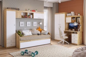 ФОРСАЖ К2 Детский гарнитур (крафт золотой/белый) в Нижнекамске - nizhnekamsk.ok-mebel.com | фото