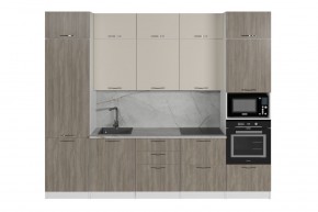 ФЬЮДЖИ Кухонный гарнитур Экстра (3000 мм) в Нижнекамске - nizhnekamsk.ok-mebel.com | фото 3