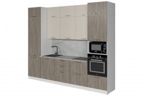 ФЬЮДЖИ Кухонный гарнитур Экстра (3000 мм) в Нижнекамске - nizhnekamsk.ok-mebel.com | фото 4