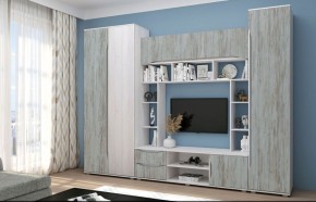 Гостиная Аванта (Анкор светлый/Артвуд темный) в Нижнекамске - nizhnekamsk.ok-mebel.com | фото