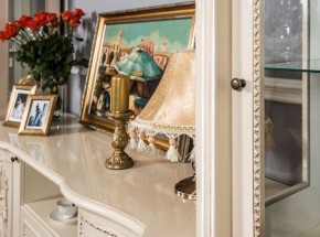 Гостиная Джоконда (крем глянец) 1+ТВ+1 в Нижнекамске - nizhnekamsk.ok-mebel.com | фото 6