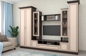 Гостиная Маргарита (Дуб Венге/Дуб Белфорд) в Нижнекамске - nizhnekamsk.ok-mebel.com | фото