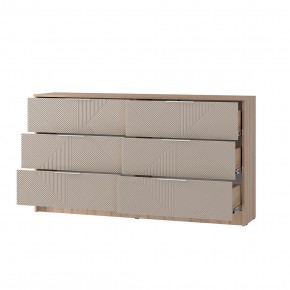 Комод Эмилия КМ-04 (Дуб смоки/Айриш (MF03)) в Нижнекамске - nizhnekamsk.ok-mebel.com | фото 2