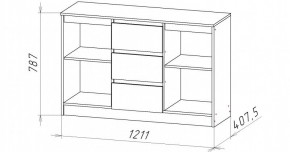 НИЦЦА-5 Комод (НЦ.05) в Нижнекамске - nizhnekamsk.ok-mebel.com | фото 2