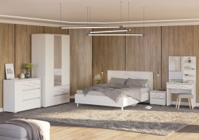 АДЕЛИНА Комод с 1дв и 3-мя ящ (белый рамух) в Нижнекамске - nizhnekamsk.ok-mebel.com | фото 3