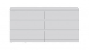 Комод Варма 6Д большой с шестью выдвижными ящиками, цвет белый в Нижнекамске - nizhnekamsk.ok-mebel.com | фото 2