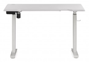 Компьютерный стол Маркос с механизмом подъема 120х75х75 белый / шагрень белая в Нижнекамске - nizhnekamsk.ok-mebel.com | фото 2