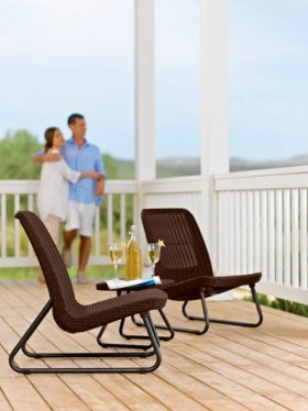 Комплект мебель Рио Патио (Rio Patio set) виски-коричневый в Нижнекамске - nizhnekamsk.ok-mebel.com | фото 3