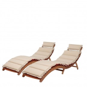 Комплект шезлонги и столик AFM-803A-T133 Beige (2+1) в Нижнекамске - nizhnekamsk.ok-mebel.com | фото 2