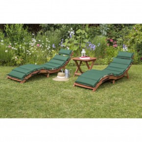 Комплект шезлонги и столик AFM-803A-T133 Beige-Green (2+1) в Нижнекамске - nizhnekamsk.ok-mebel.com | фото