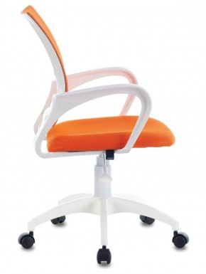 Кресло BRABIX "Fly MG-396W", пластик белый, сетка, оранжевое, 532401, MG-396W_532401 в Нижнекамске - nizhnekamsk.ok-mebel.com | фото 3