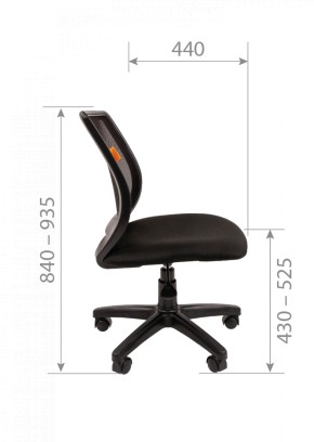 Кресло для оператора CHAIRMAN 699 Б/Л (ткань стандарт/сетка TW-66) в Нижнекамске - nizhnekamsk.ok-mebel.com | фото 7