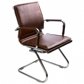 Кресло для посетителя Бюрократ CH-993-Low-V/Brown коричневый в Нижнекамске - nizhnekamsk.ok-mebel.com | фото