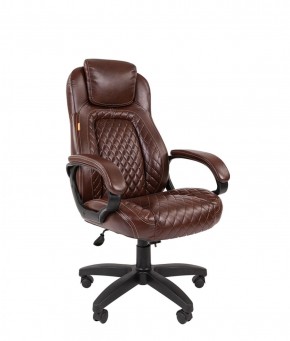 Кресло для руководителя  CHAIRMAN 432 (Экокожа коричневая) в Нижнекамске - nizhnekamsk.ok-mebel.com | фото 1