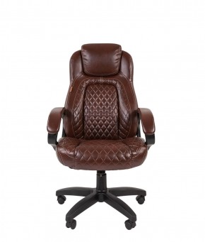 Кресло для руководителя  CHAIRMAN 432 (Экокожа коричневая) в Нижнекамске - nizhnekamsk.ok-mebel.com | фото 2