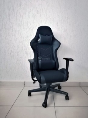 Кресло геймерское Barneo K-50 (черная сетка черные вставки) в Нижнекамске - nizhnekamsk.ok-mebel.com | фото